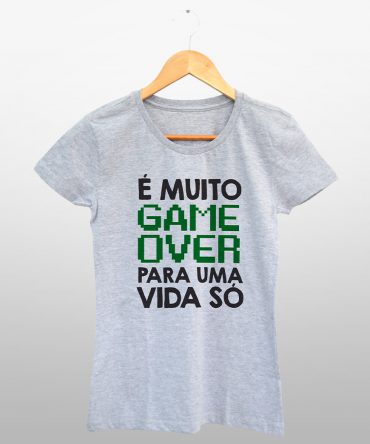 Camiseta Acinturada<br>É muito game over