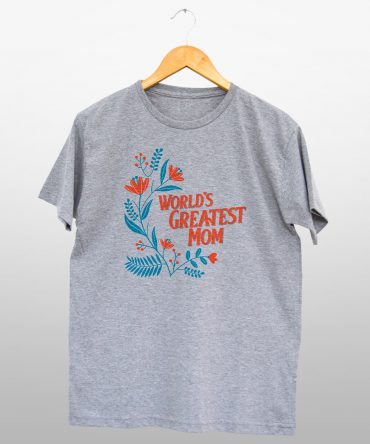 Camiseta Reta<br>World's greatest mom
