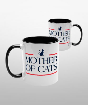 Caneca Alça Colorida<br>Mother of cats