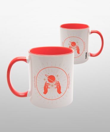 Caneca Alça Colorida<br>Mãe sabe das coisas 2