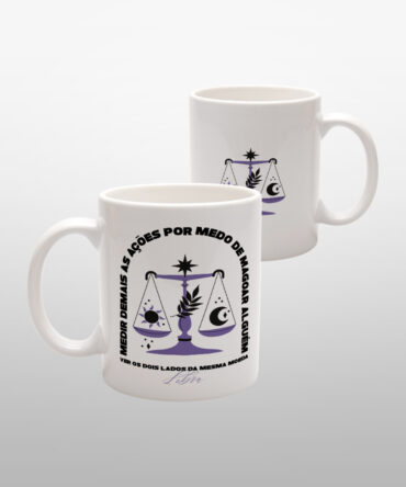 Caneca Branca<br>Libra