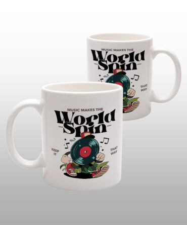 Caneca Branca<br>World spin