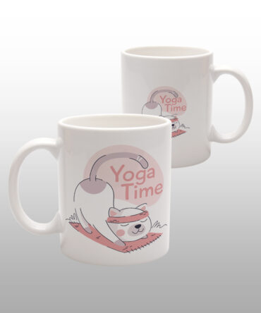 Caneca Branca<br>Yoga time