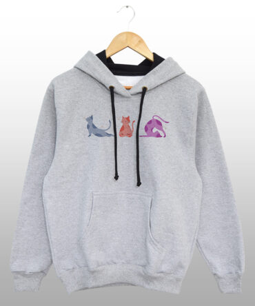 Moletom Cinza<br>Cat yoga