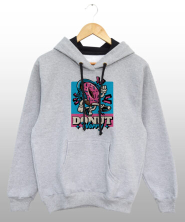 Moletom Cinza<br>Donut worry