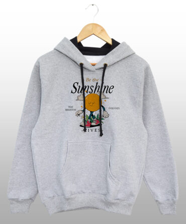 Moletom Cinza<br>Be the sunshine