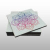 Porta Copo Quadrado<br>Mandala