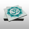 Porta Copo Quadrado<br>Mandala