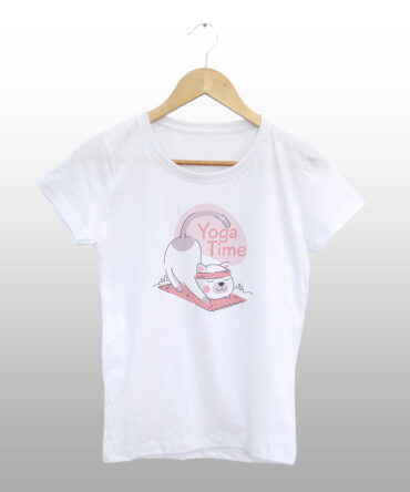 Camiseta Acinturada<br>Yoga time