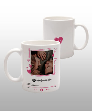 Caneca Branca<br>Dia dos Namorados - Personalizado